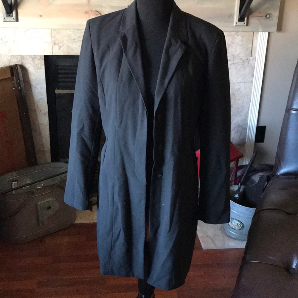 Lined black blazer